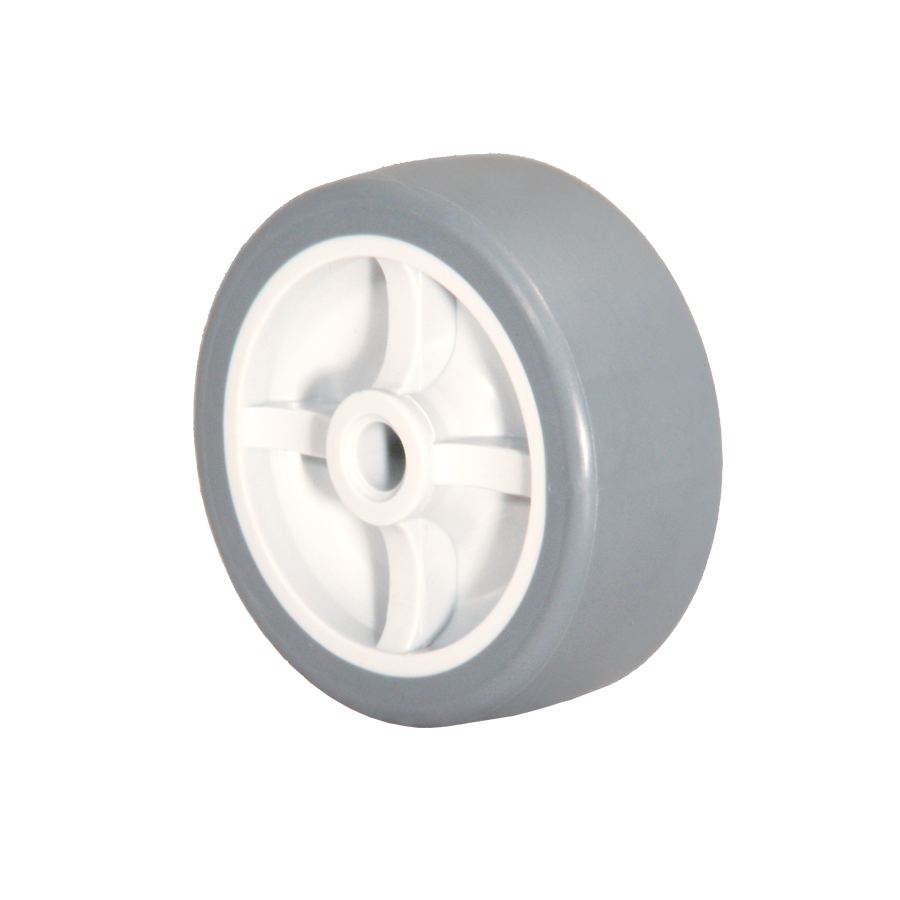 Kunststoffrad Ø 25 mm mit weicher Lauffläche