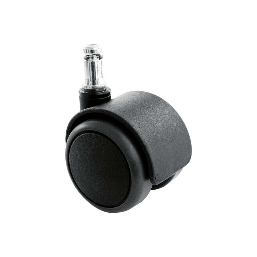 Bürostuhlrollen Ersatz | Ø 50 & 65 mm, Stift 10 & 11 mm, verschiedene Gehäuseformen | leise & bodenschonend