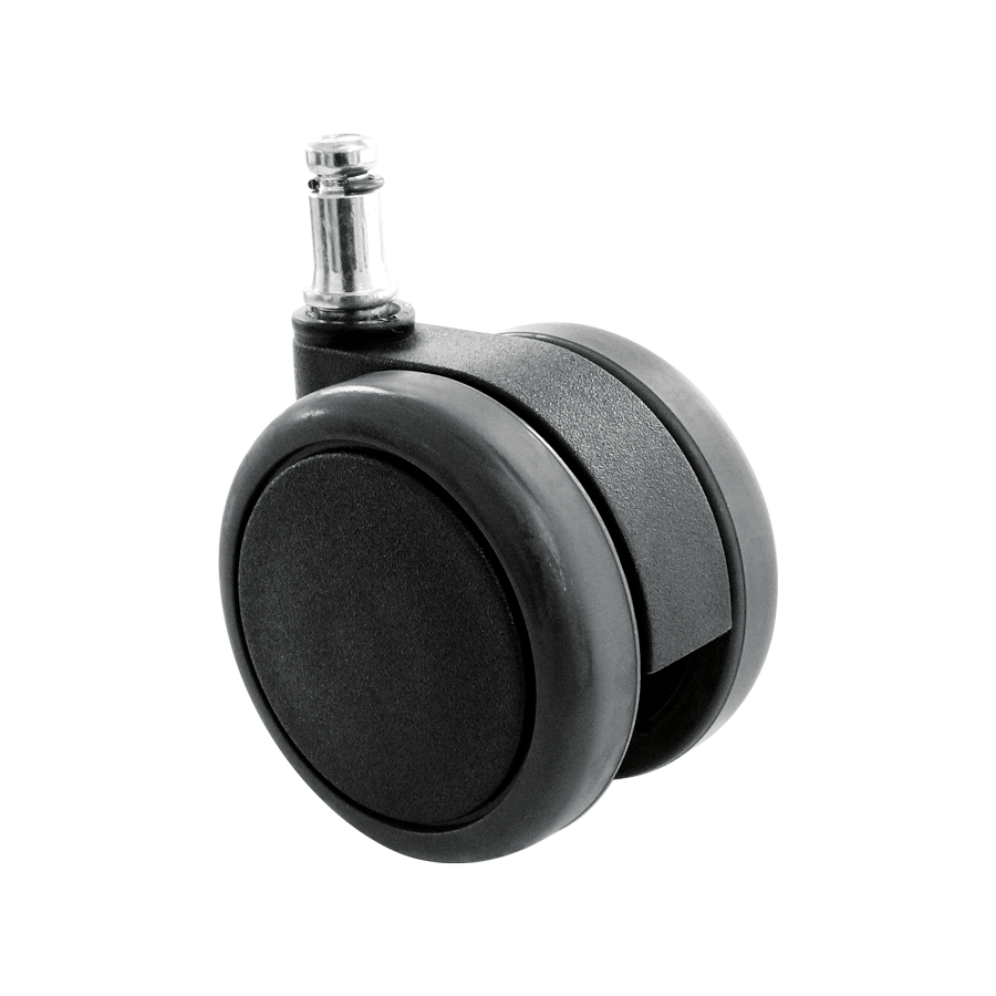 Bürostuhlrolle Ø 65 mm, Befestigungsstift Ø 11 mm