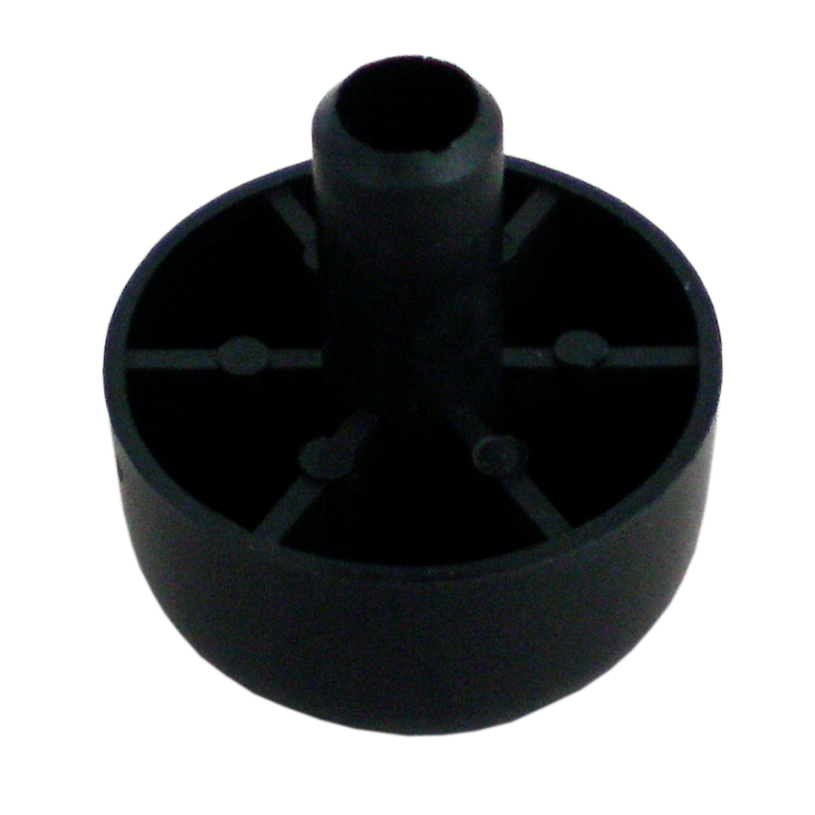 Möbelgleiter schwarz aus Kunststoff Ø 45 x 25 mm