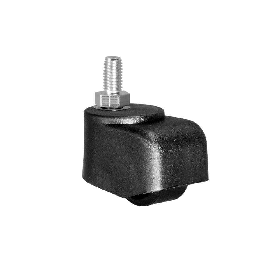 Walzenrolle Ø 25 mm mit harter Lauffläche, Gewindestift M8x15 mm