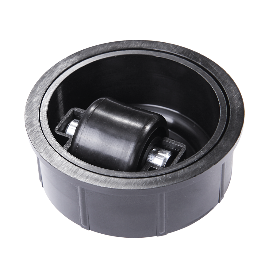 Lenkbare Stollenrolle mit harter Lauffläche, Rad Ø 25 mm