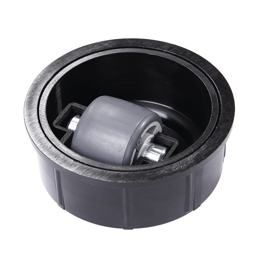 Lenkbare Stollenrolle mit weicher Lauffläche, Rad Ø 25 mm