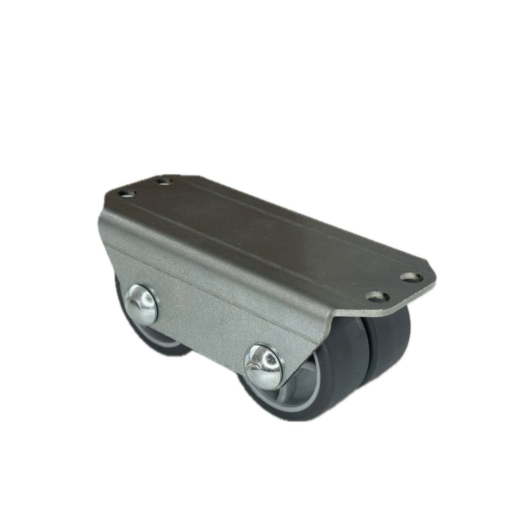 Ø 40 mm, Sonderkonstruktion Kastenbockrolle mit weicher Lauffläche, 4x Rad