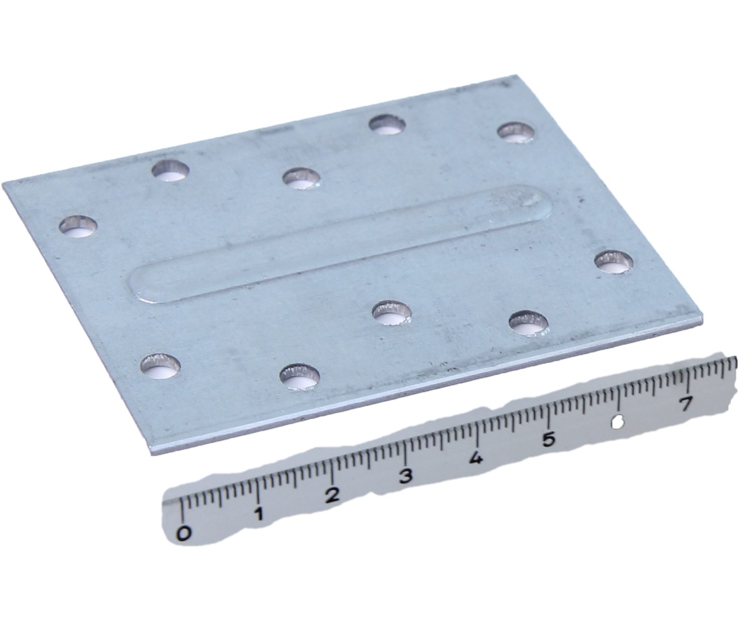 Platte 76x60x2,0mm verzinkt