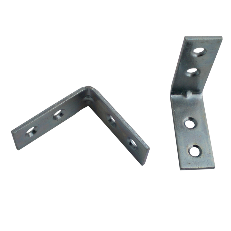 Winkel 40x40x15x2 mm aus Stahlblech, verzinkt