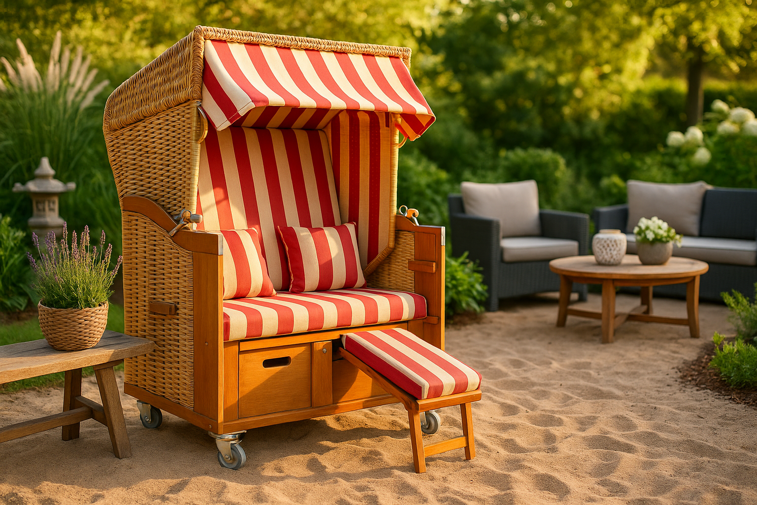 Strandkorb Ratgeber: Alles, was du über Kauf, Pflege & passende Rollen wissen musst