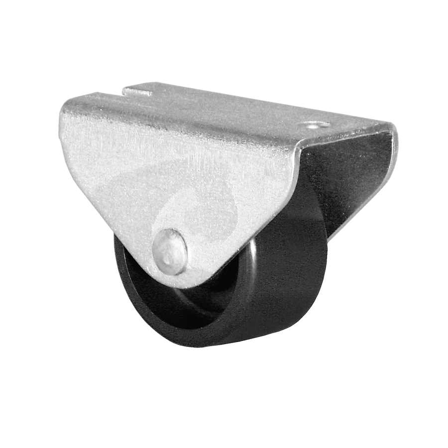 Ø 25 mm, Kastenbockrolle mit harter Lauffläche