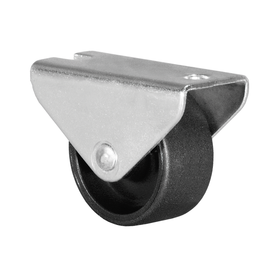 Ø 32 mm, Kastenbockrolle mit harter Lauffläche