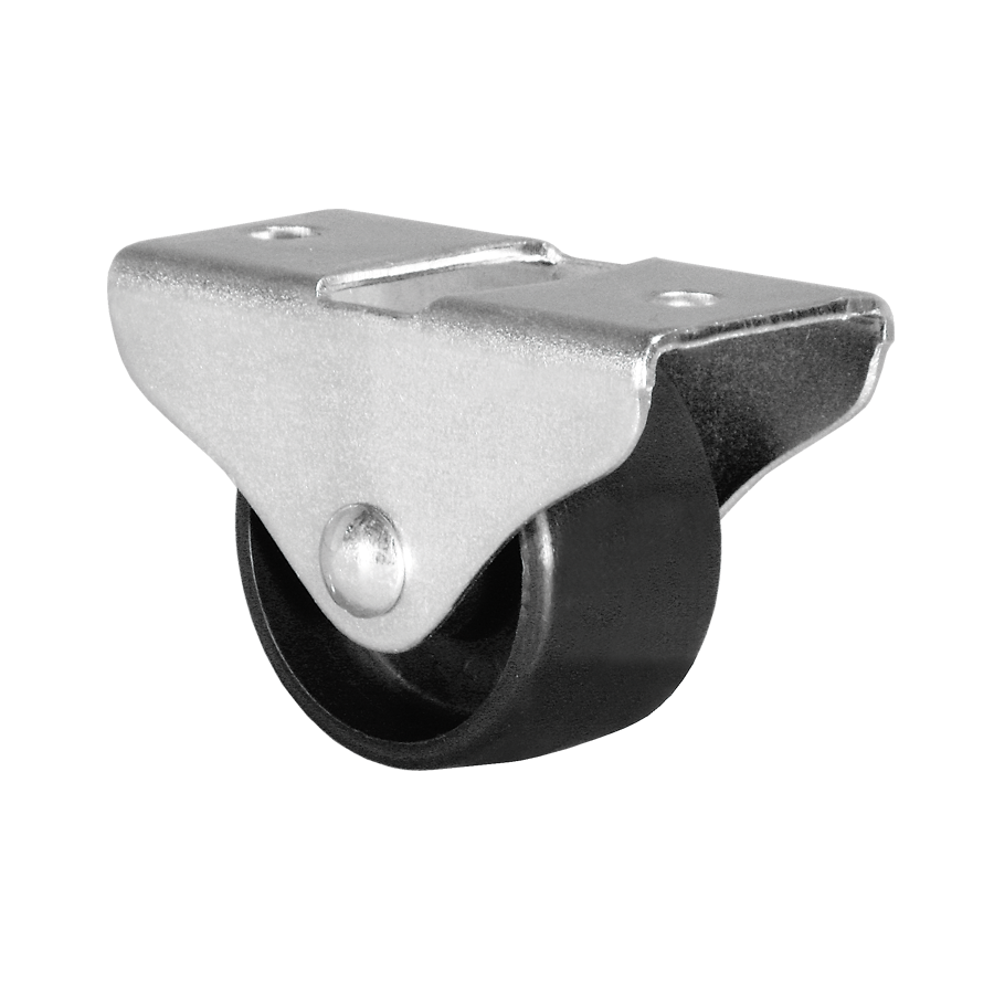 Ø 40 mm, Kastenbockrolle mit harter Lauffläche