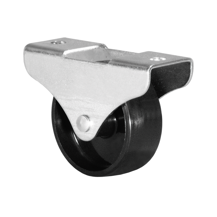 Ø 45 mm, Kastenbockrolle mit harter Lauffläche