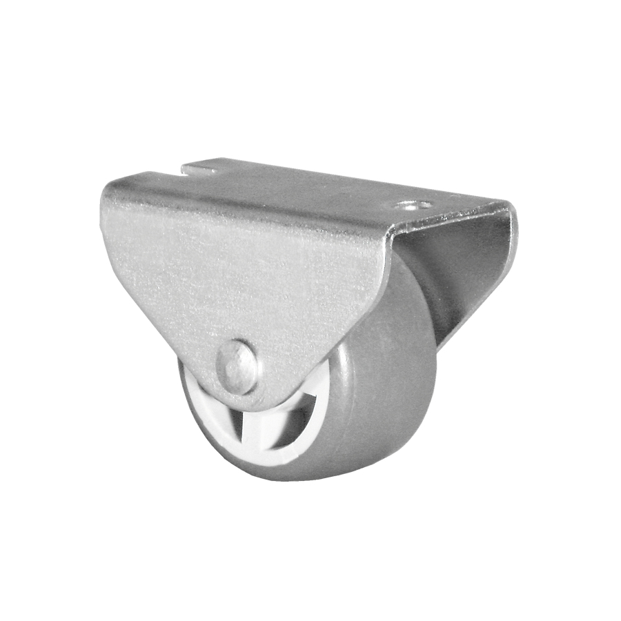 Ø 25 mm, Kastenbockrolle mit weicher Lauffläche