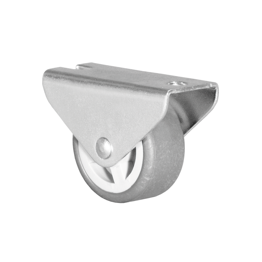 Ø 30 mm, Kastenbockrolle mit weicher Lauffläche