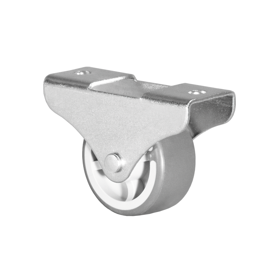 Ø 40 mm, Kastenbockrolle mit weicher Lauffläche