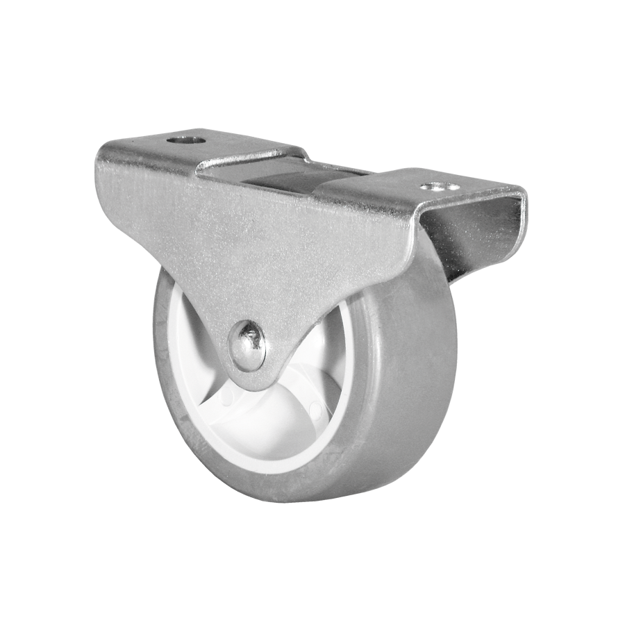 Ø 50 mm, Kastenbockrolle mit weicher Lauffläche