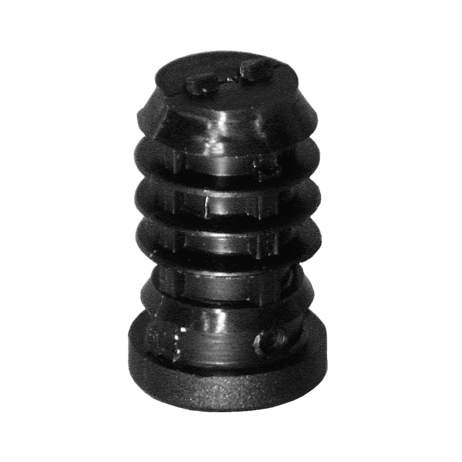4er Set - Ø 75 mm Apparaterolle Totalfeststeller, für Rundrohr Innen-Ø 13mm