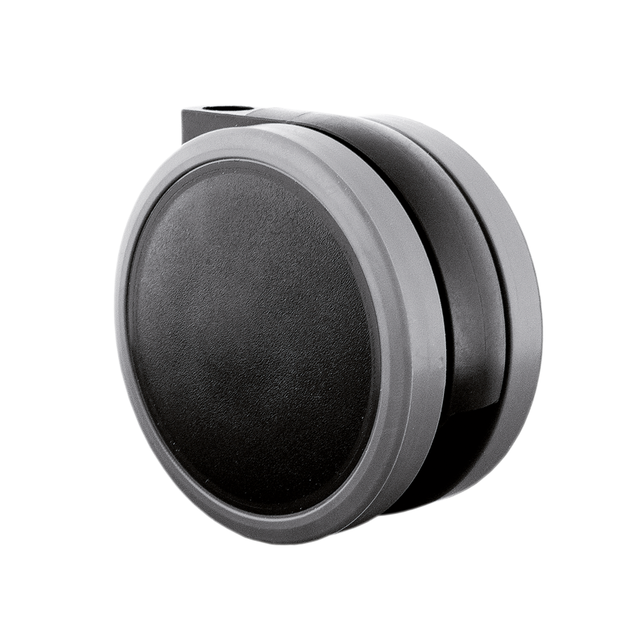 Doppelrolle Ø 65 mm mit weicher Lauffläche