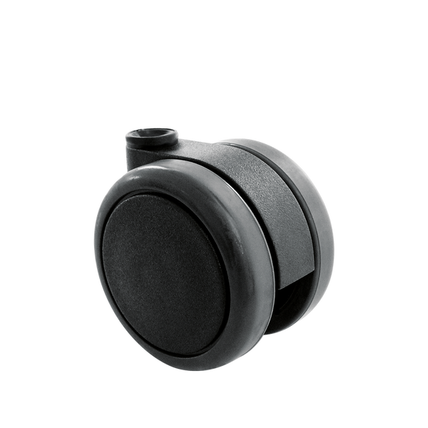 Bürostuhlrolle Ø 65 mm, ohne Stift, Bohrung Ø 10 mm