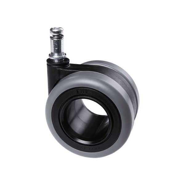 Bürostuhlrolle Ø 65 mm mit Laufring, Befestigungsstift Ø 11 mm