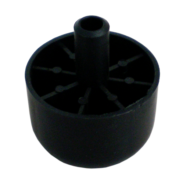 Möbelgleiter schwarz aus Kunststoff Ø 55 x 40 mm