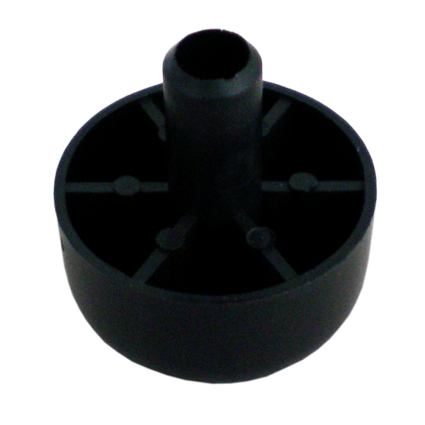 Möbelgleiter | Möbelgleiter schwarz aus Kunststoff Ø 45 x 25 mm